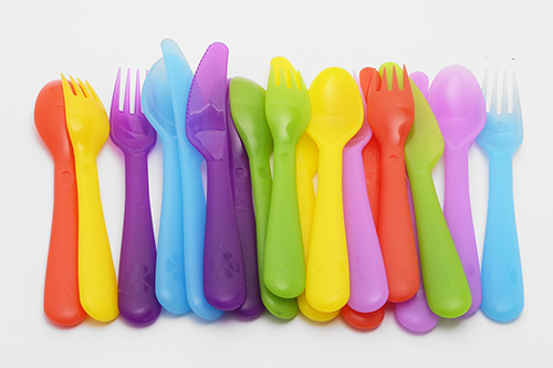 IKEA 6 color molding knives, forks, and spoons