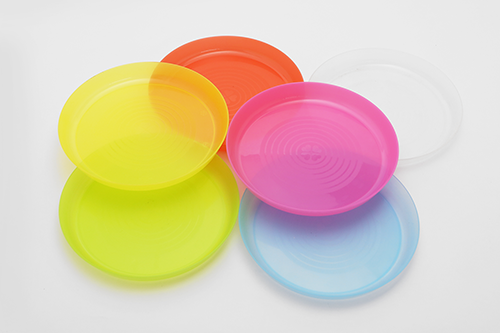 IKEA 6 color molding dish plates